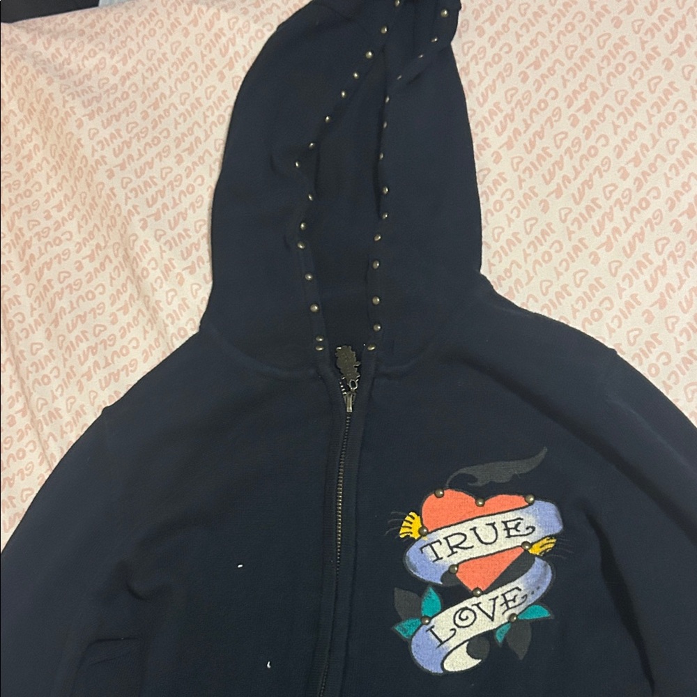 Black women Heart Design Hoodie